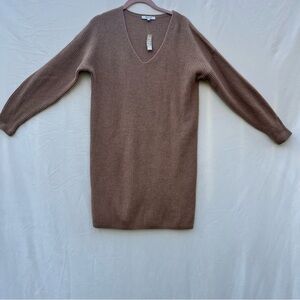 Madewell Tan Ribbed Knit Sweater Sz Small.